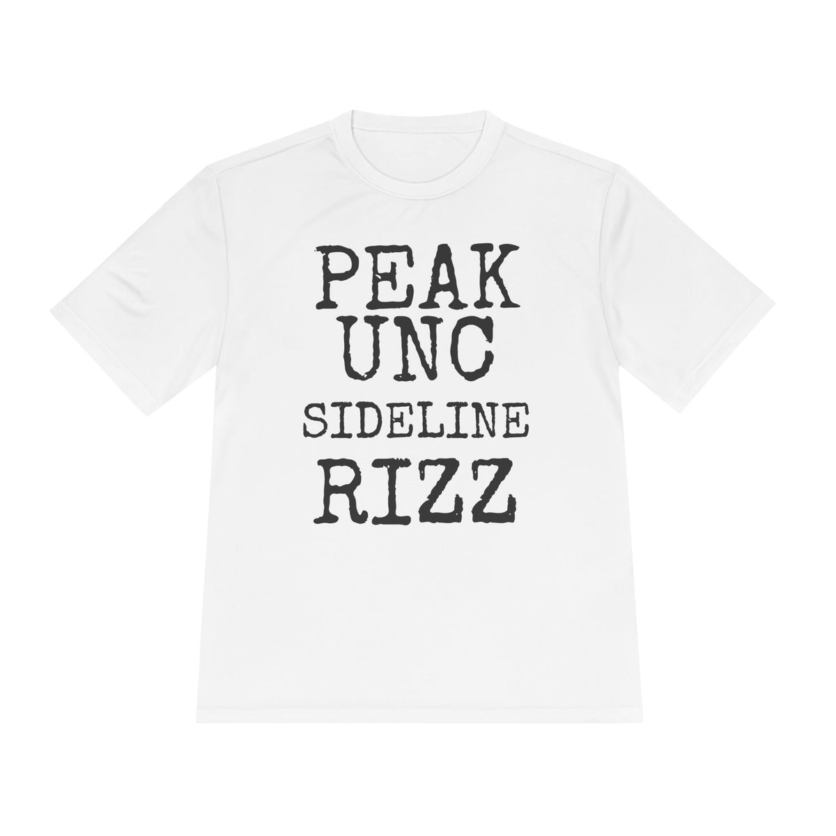 Peak Unc Sideline Rizz — Sport-Tek ST350 Moisture-Wicking Tee