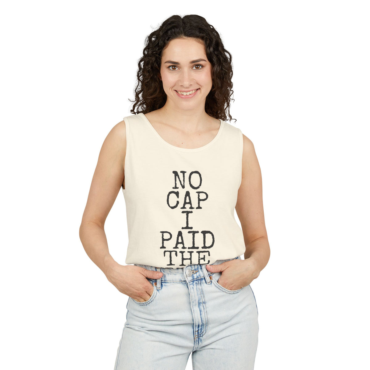 No Cap · Paid The Tournament Fee — Comfort Colors 9360 Garment-Dyed Tank
