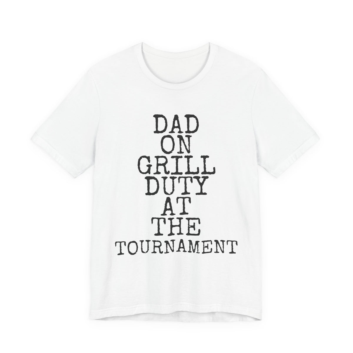 Dad On Grill Duty — Bella+Canvas 3001 Unisex Tee