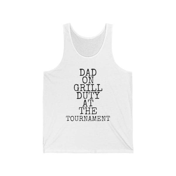 Dad On Grill Duty — Bella+Canvas 3480 Unisex Tank