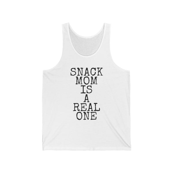 Snack Mom Is A Real One — Bella+Canvas 3480 Unisex Tank