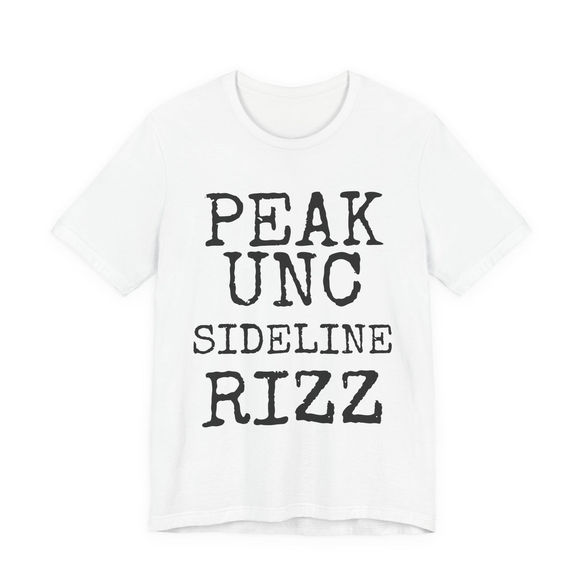 Peak Unc Sideline Rizz — Bella+Canvas 3001 Unisex Tee