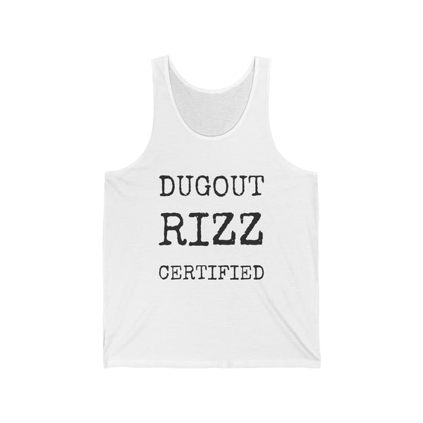 Dugout Rizz Certified — Bella+Canvas 3480 Unisex Tank