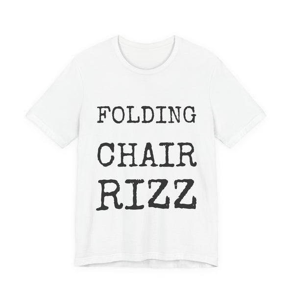 Folding Chair Rizz — Bella+Canvas 3001 Unisex Tee
