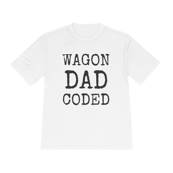Wagon Dad Coded — Sport-Tek ST350 Moisture-Wicking Tee