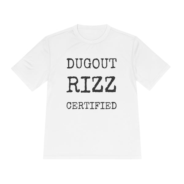Dugout Rizz Certified — Sport-Tek ST350 Moisture-Wicking Tee