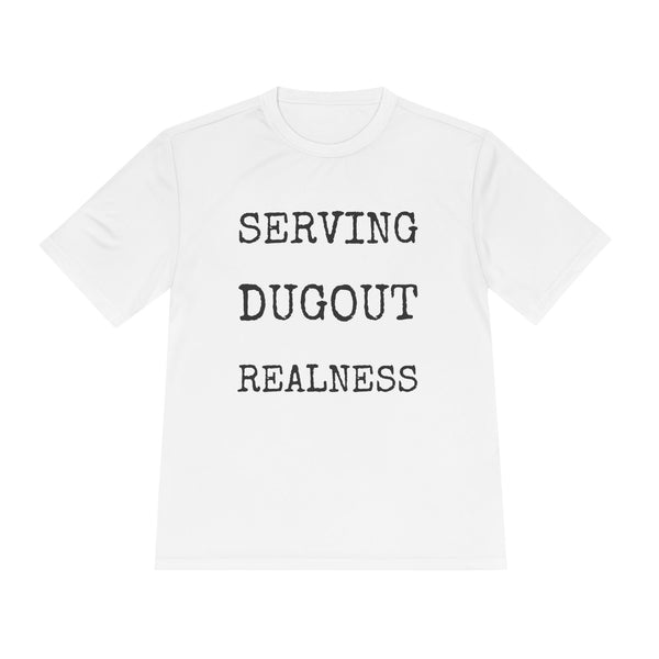 Serving Dugout Realness — Sport-Tek ST350 Moisture-Wicking Tee