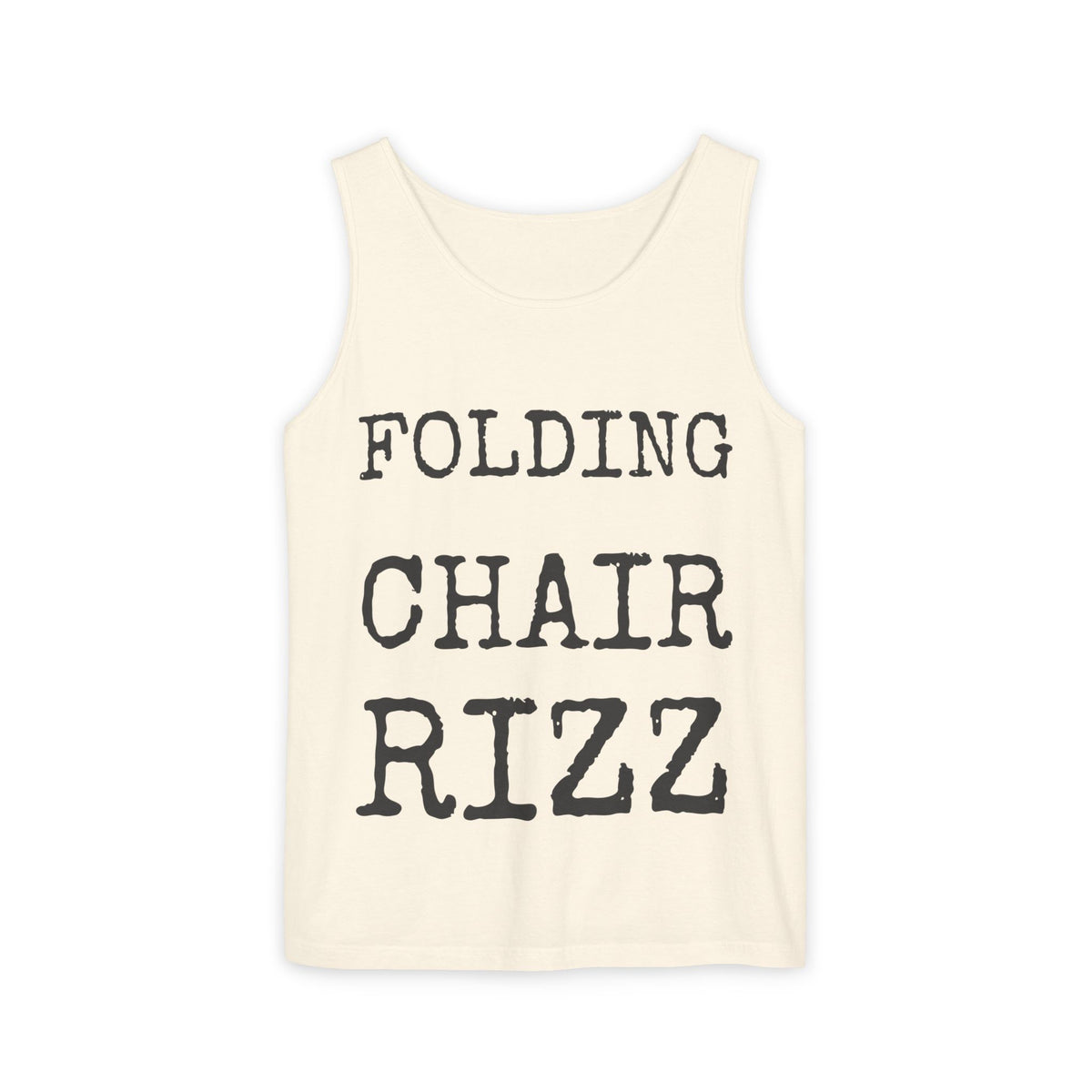Folding Chair Rizz — Comfort Colors 9360 Garment-Dyed Tank