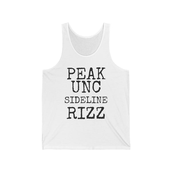 Peak Unc Sideline Rizz — Bella+Canvas 3480 Unisex Tank