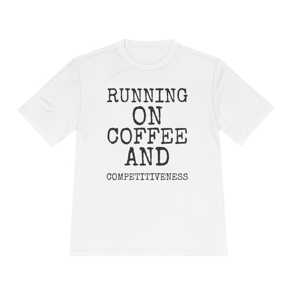 Running On Coffee And Competitiveness — Sport-Tek ST350 Moisture-Wicking Tee